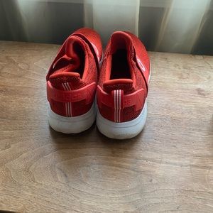 Slip on adidas driving shoe. Red